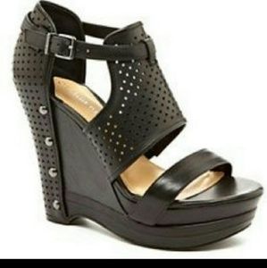 Shoes - Black Wedges